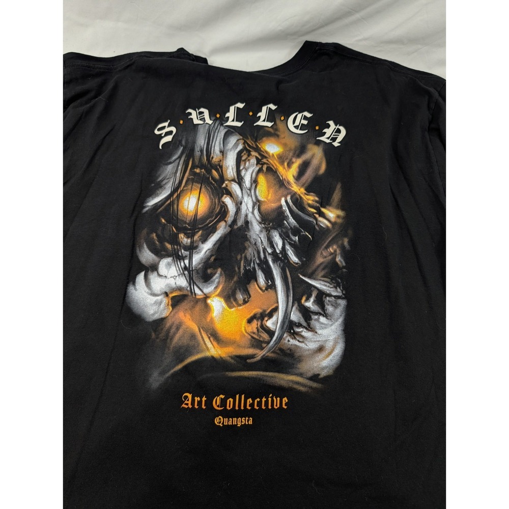 Sullen Art Collective Mens 3XL Quangsta Original Art Black Big Tall